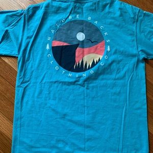 Nature backs graphic t shirt